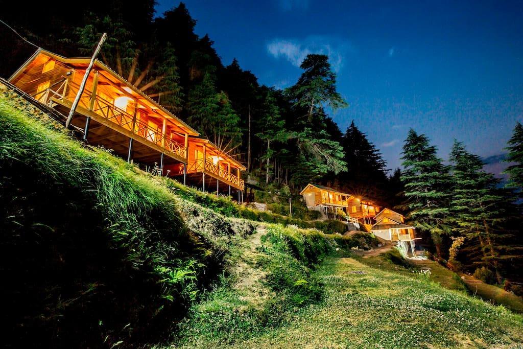 Mid Conifer Cottage Dalhousie Exterior foto